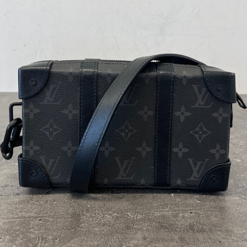 Men's Monogram Eclipse Soft Trunk Messenger Bag Black