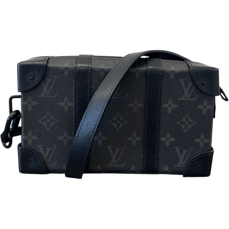Men's Monogram Eclipse Soft Trunk Messenger Bag Black