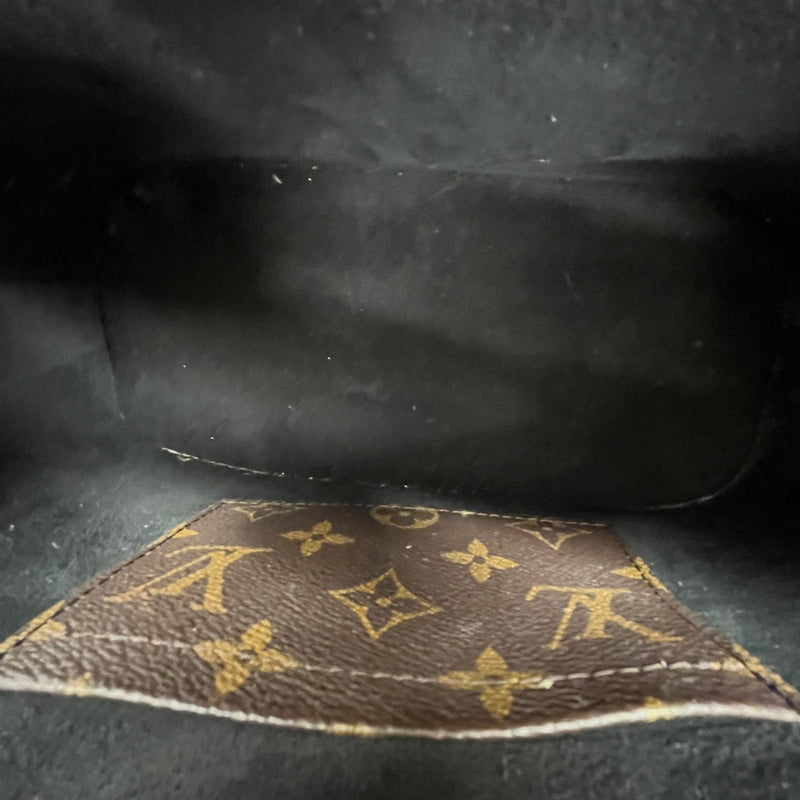 Women's Monogram Vernis Alma Bb Metallise Handbag Brown