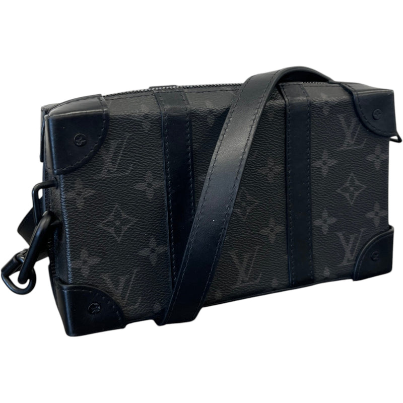 Men's Monogram Eclipse Soft Trunk Messenger Bag Black
