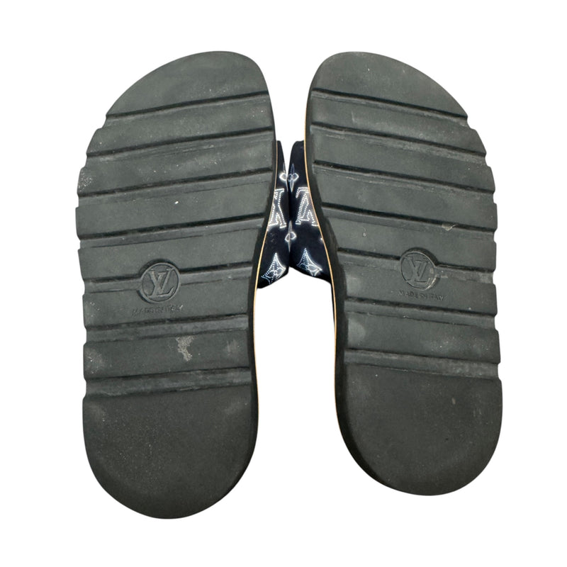 Women's Pool Pillow Slides Black Size UK 5 / EU 38