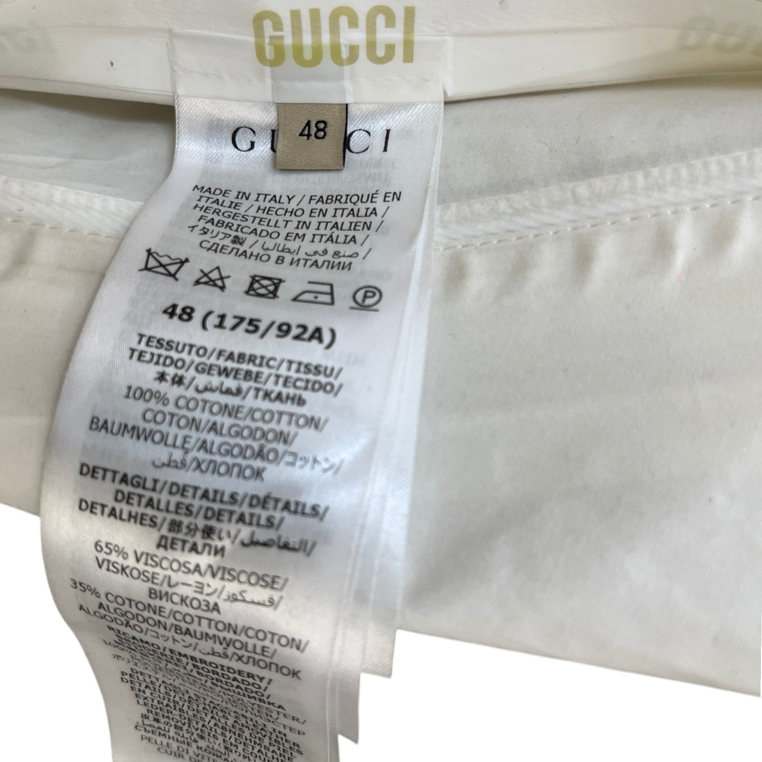 Men's Interlocking G Viscose Jacket White Size IT 48 / M - Photo 6
