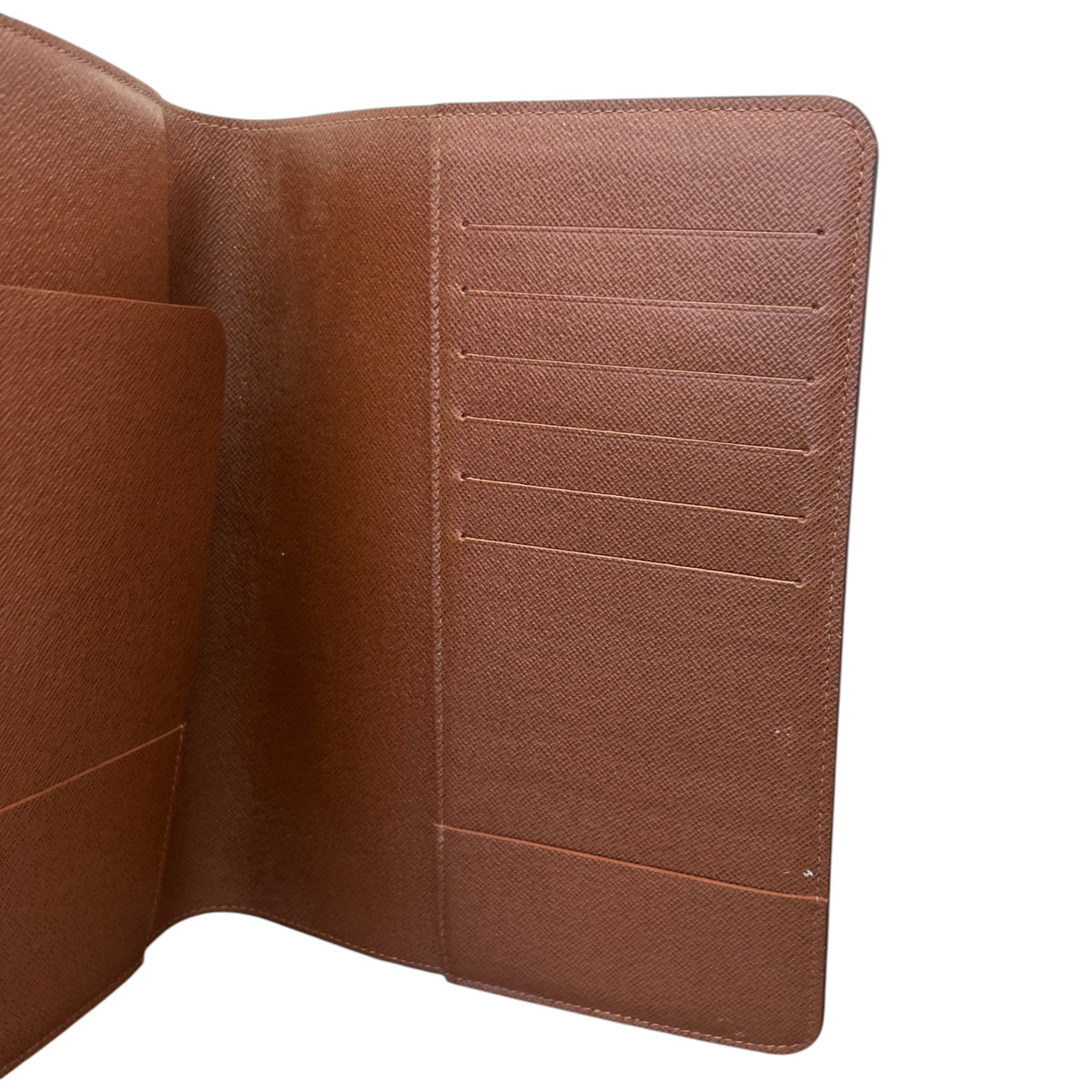 Women's Monogram Desk Agenda Notebook Brown - Photo 9