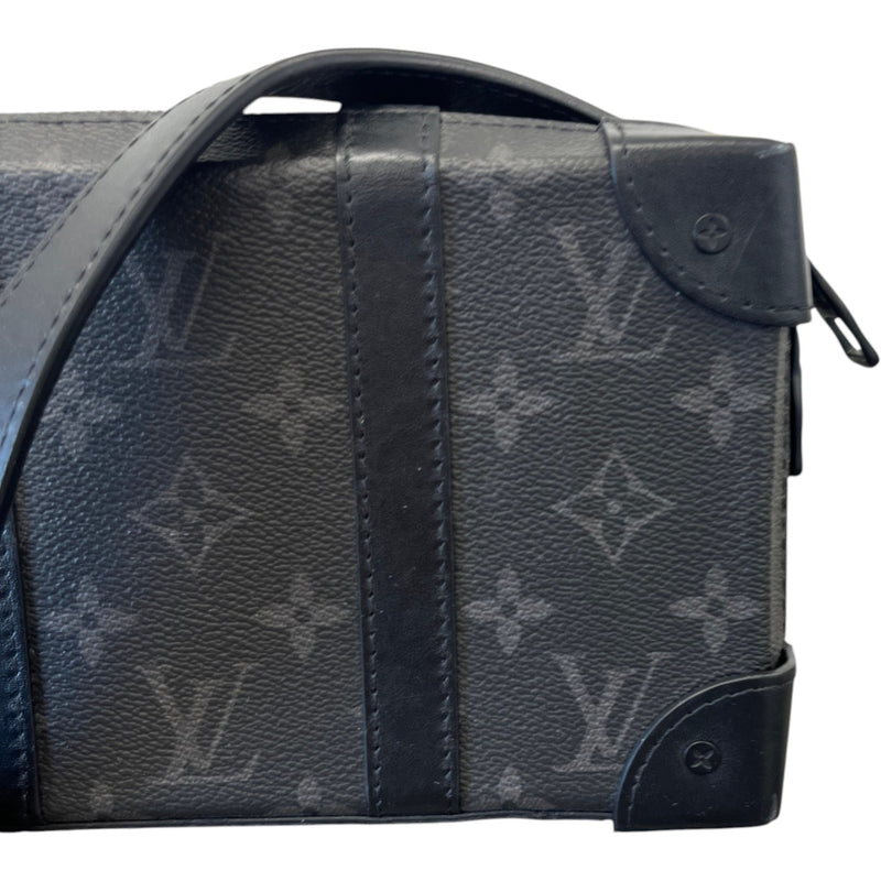 Men's Monogram Eclipse Soft Trunk Messenger Bag Black