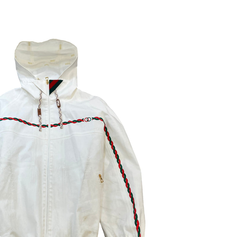 Men's Interlocking G Viscose Jacket White Size IT 48 / M