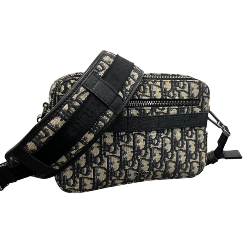 Men's Oblique Safari Bag Beige