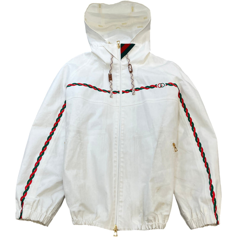 Men's Interlocking G Viscose Jacket White Size IT 48 / M