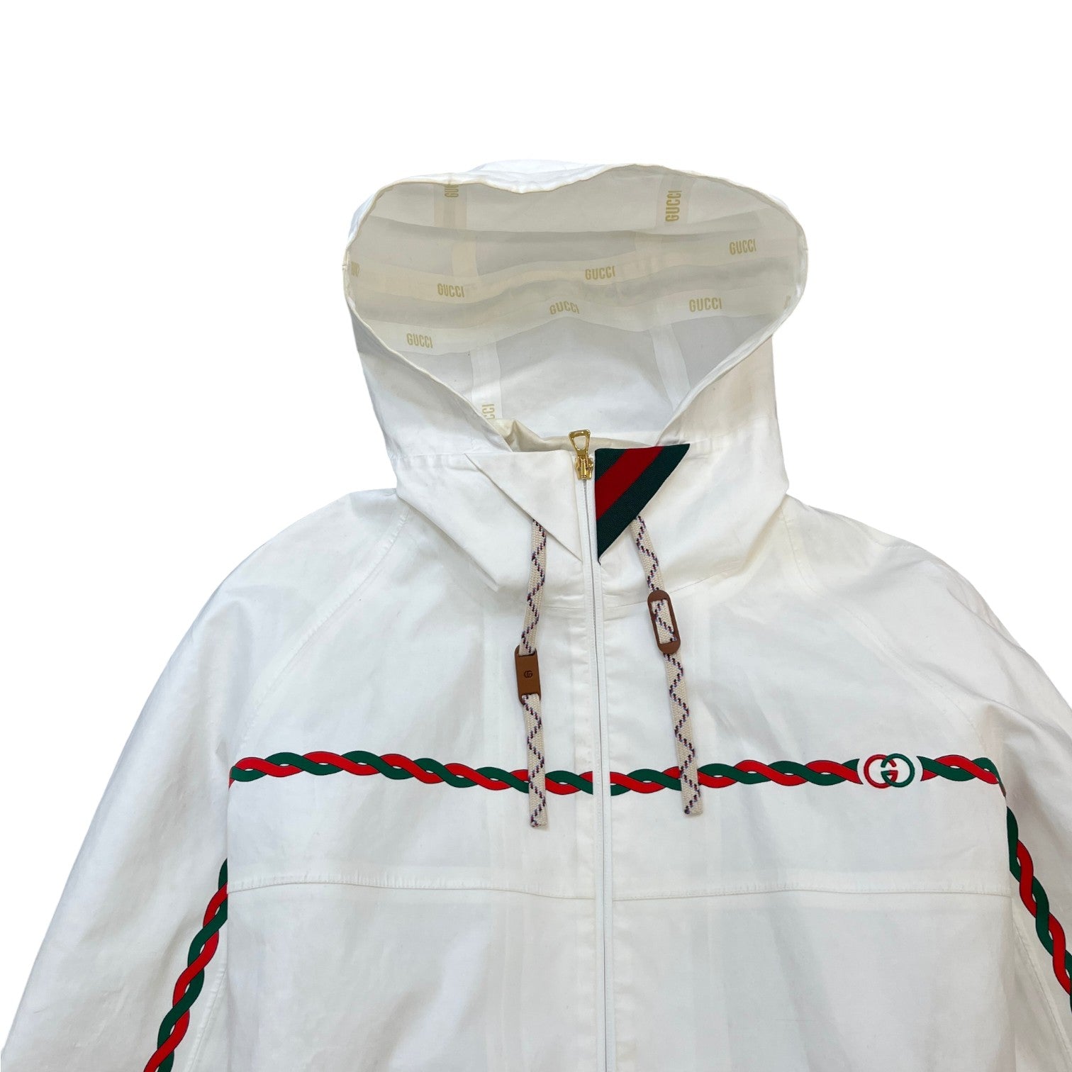 Men's Interlocking G Viscose Jacket White Size IT 48 / M - Photo 5