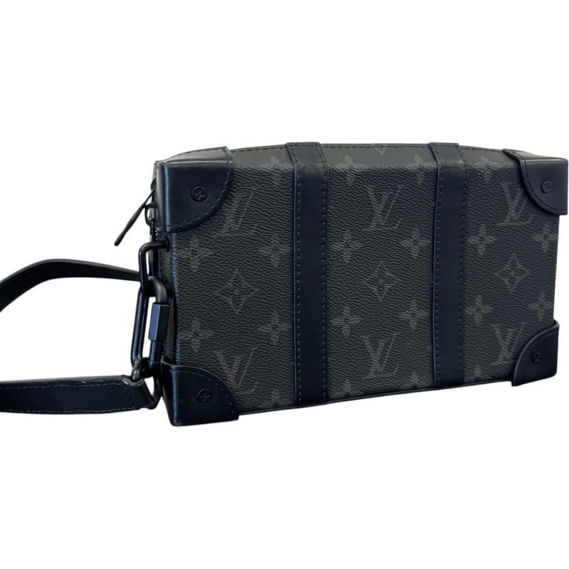 Men's Monogram Eclipse Soft Trunk Messenger Bag Black