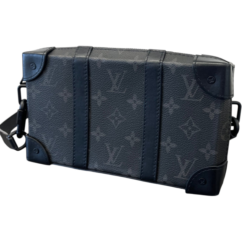 Men's Monogram Eclipse Soft Trunk Messenger Bag Black