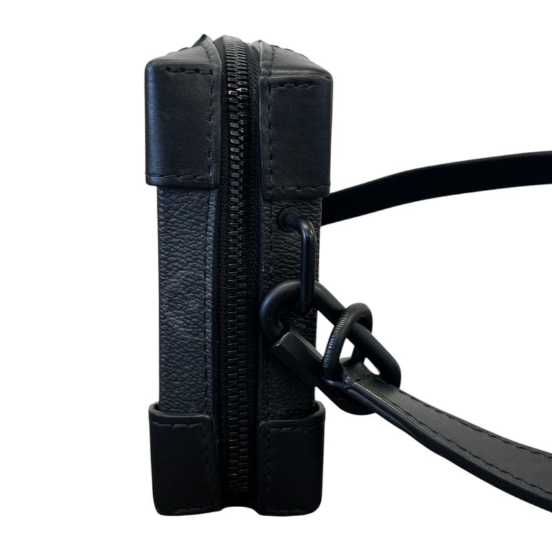 Men's Monogram Eclipse Soft Trunk Messenger Bag Black