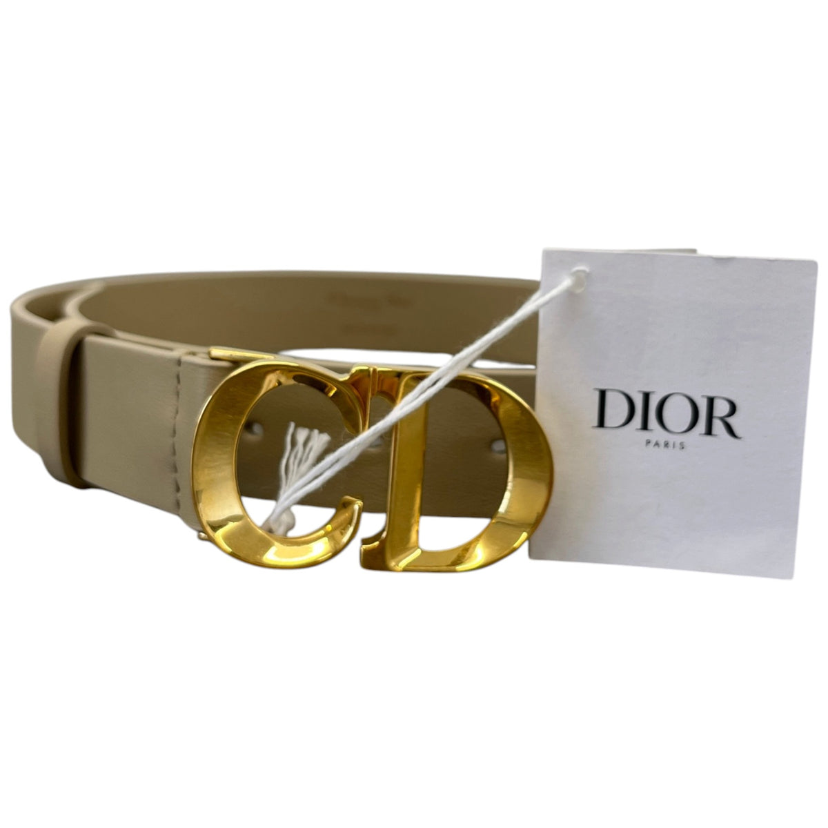 Women's Signature C'est Belt Beige Size W28 - Photo 1