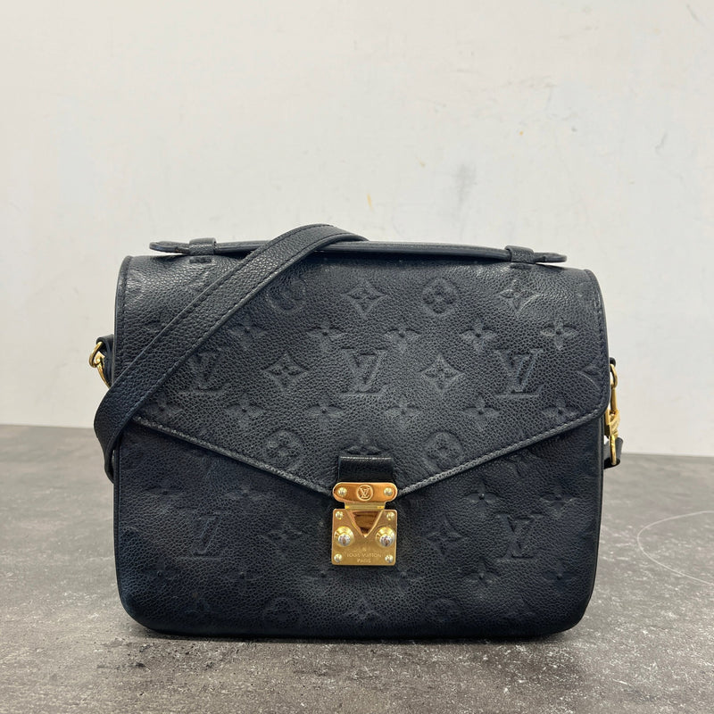 Women's Empreinte Leather Pochette Métis Handbag Black
