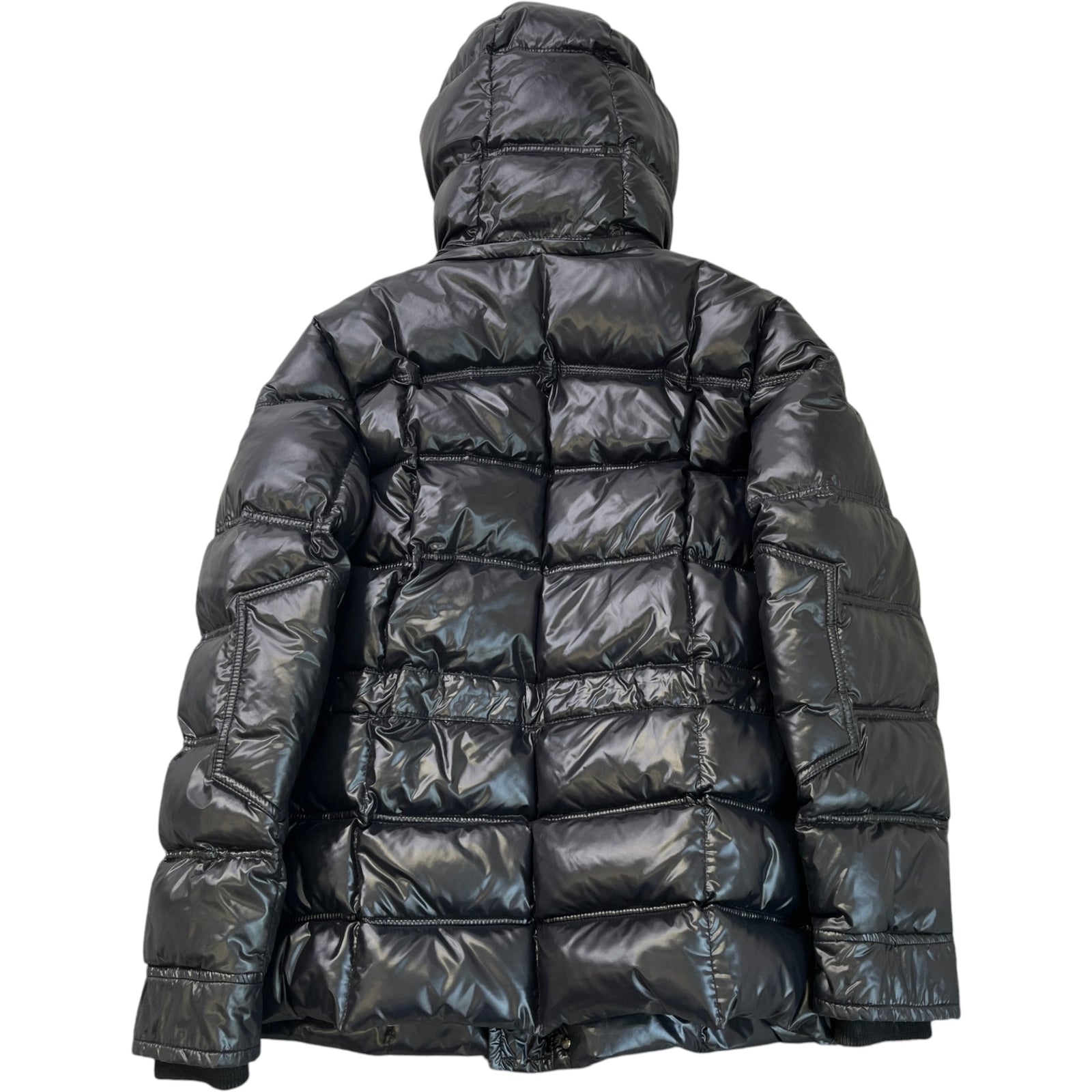 Women's Vintage Sauterne Down Jacket Black Size 1 / UK 10 - Photo 2