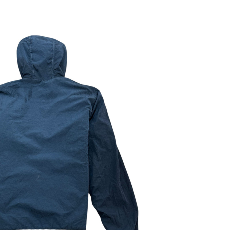 Men's Reversible Logo-Appliquéd Jacket Blue Size M