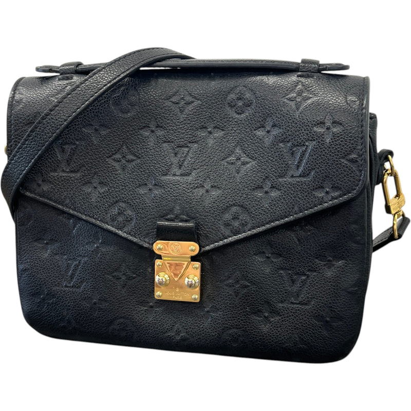 Women's Empreinte Leather Pochette Métis Handbag Black