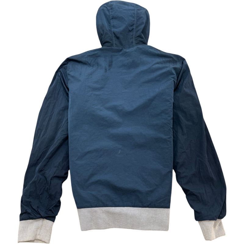 Men's Reversible Logo-Appliquéd Jacket Blue Size M