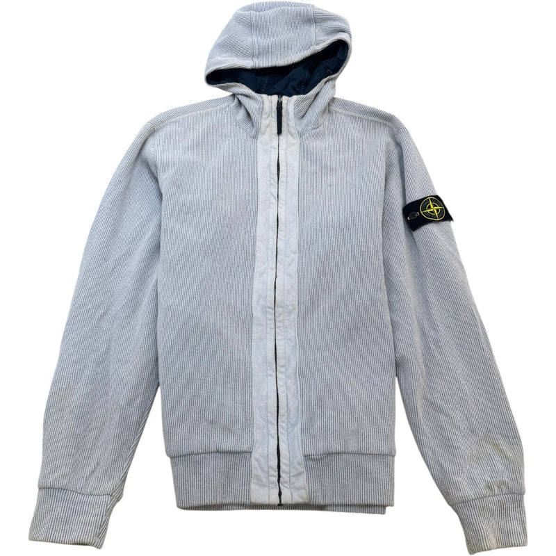 Men's Reversible Logo-Appliquéd Jacket Blue Size M
