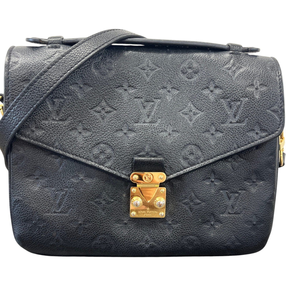 Women's Empreinte Leather Pochette Métis Handbag Black - Photo 11