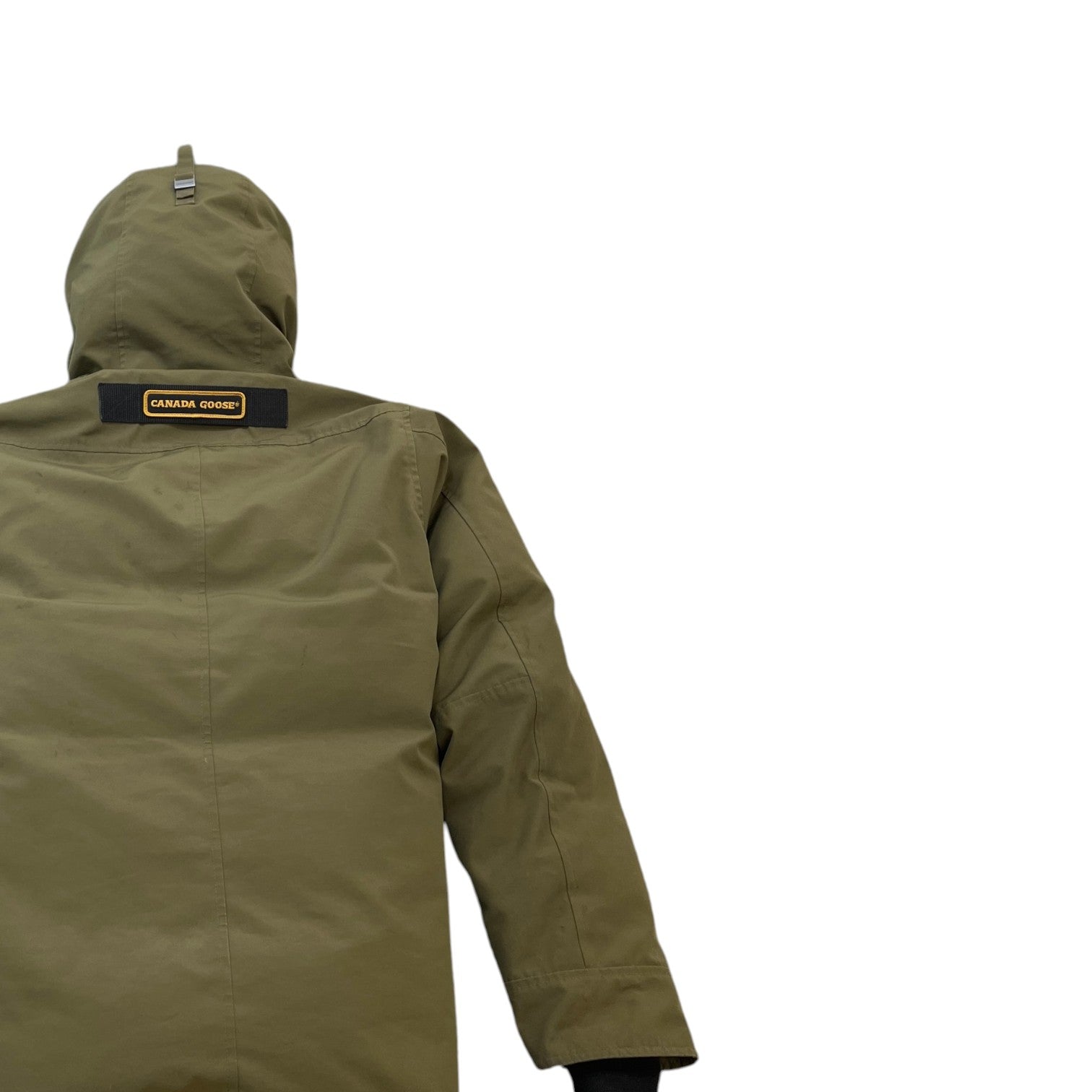 Men's Chateau Parka Down Jacket Khaki Size S - Photo 4