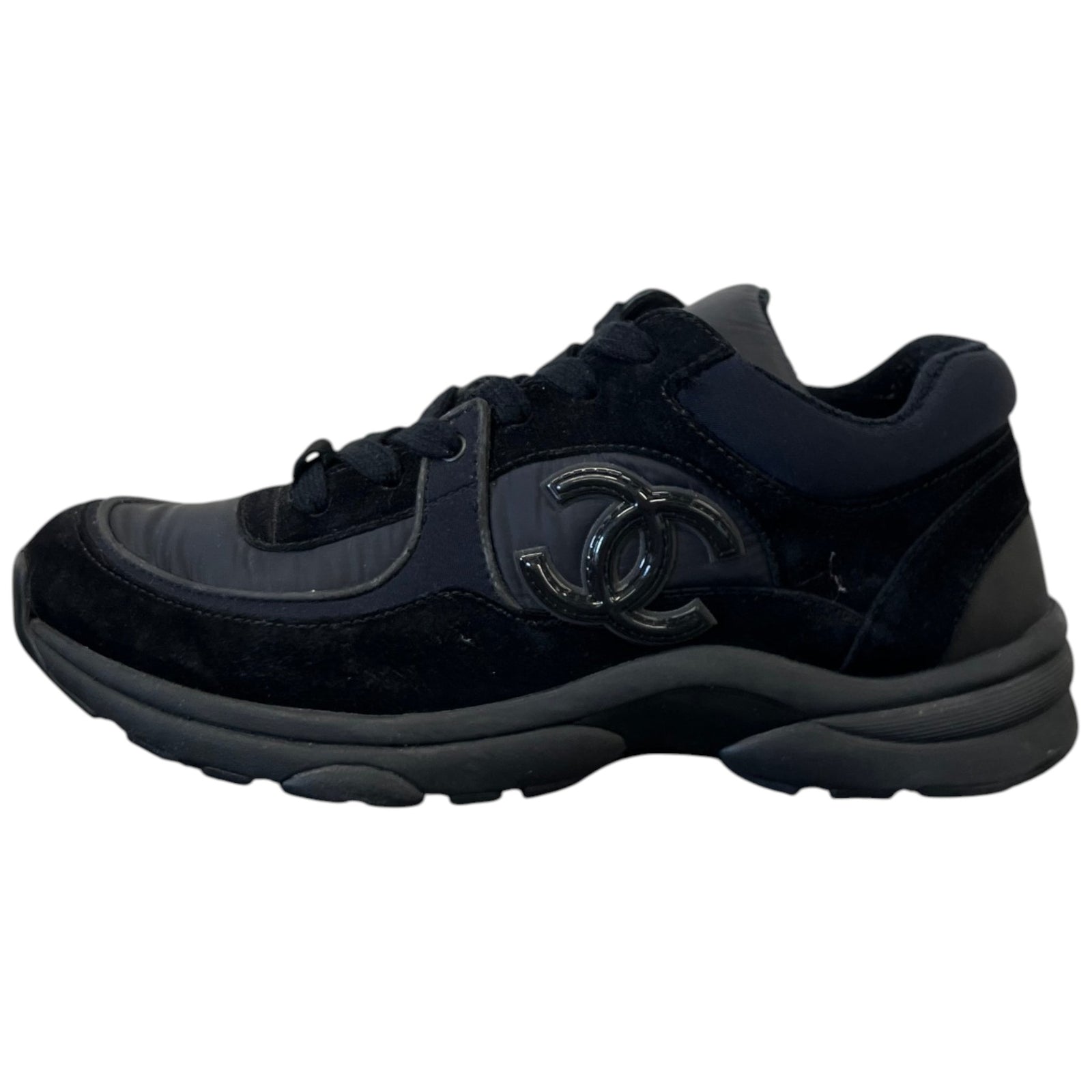 Women's CC Runner Low Trainers Black Size UK 5 / EU 38 - Photo 5