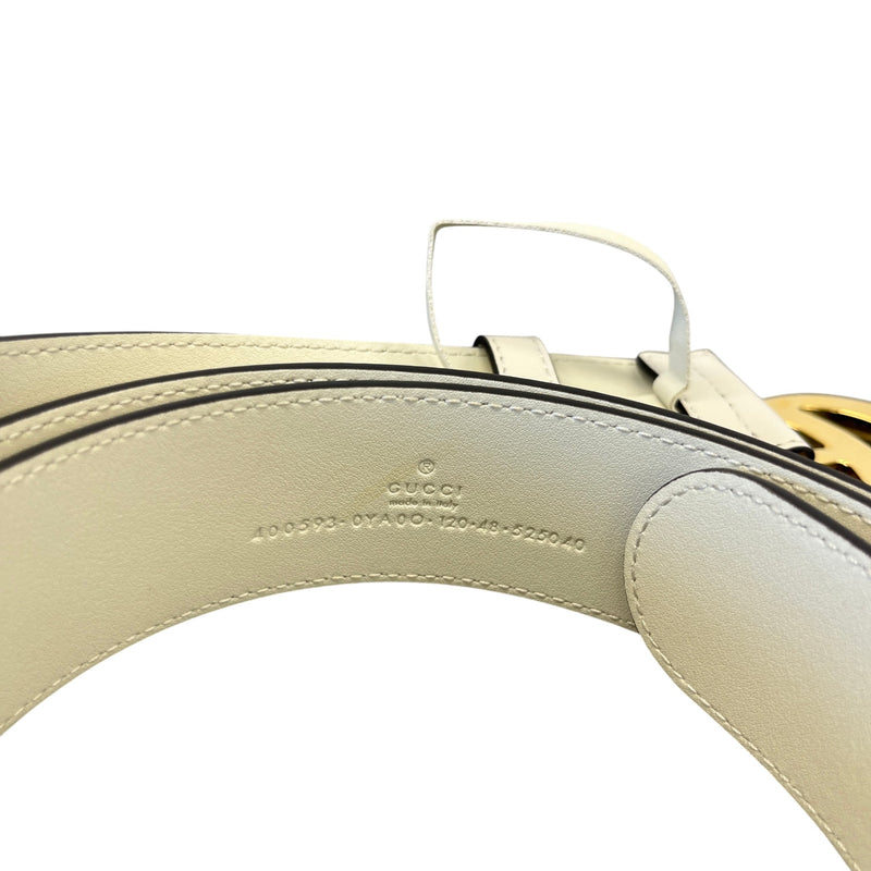 Women's Gg Marmont Belt Cream Size XXL