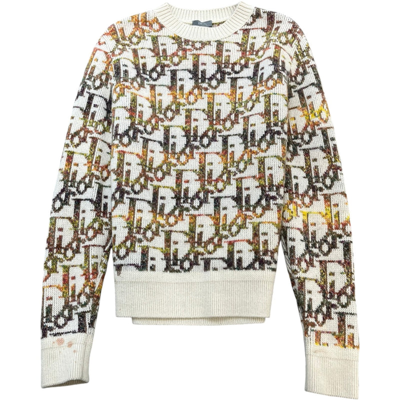 Men's Oblique Sweatshirt Cream Size S