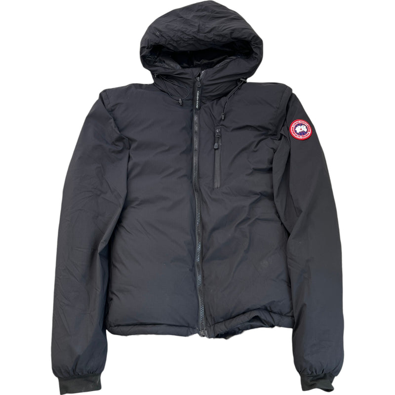 Men's Lodge Hoody Down Jacket Black Size S