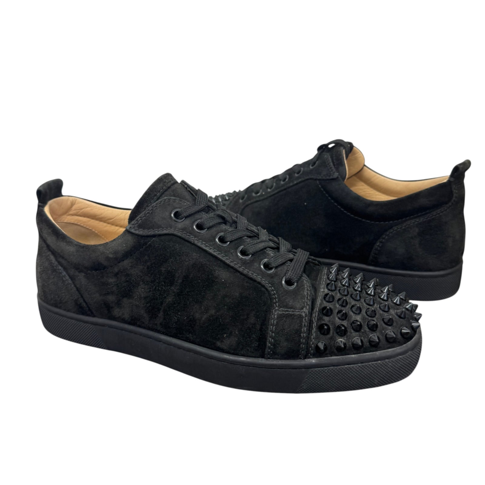 Men's Louis Junior Spikes Low Trainers Black Size UK 6 / EU 40 - Photo 4