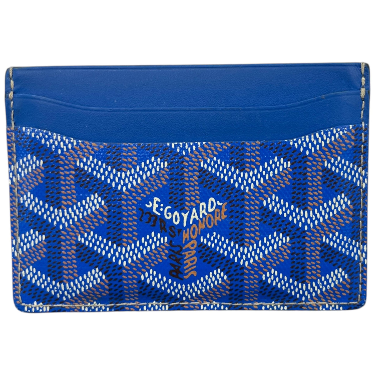 Men's Saint Sulpice Card Holder Blue - Photo 2