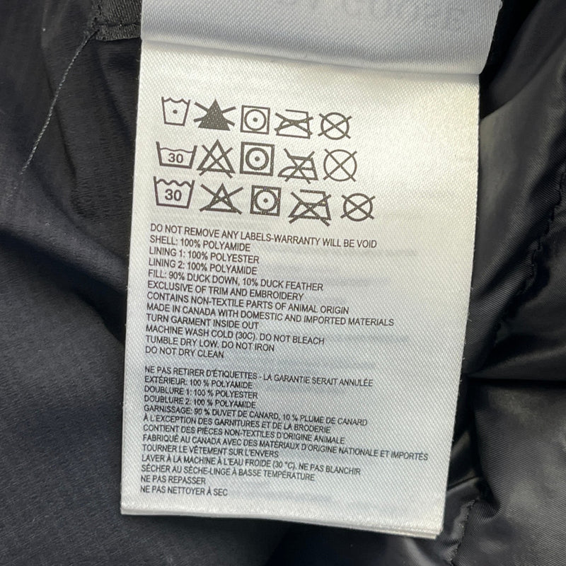 Men's Lodge Hoody Down Jacket Black Size S