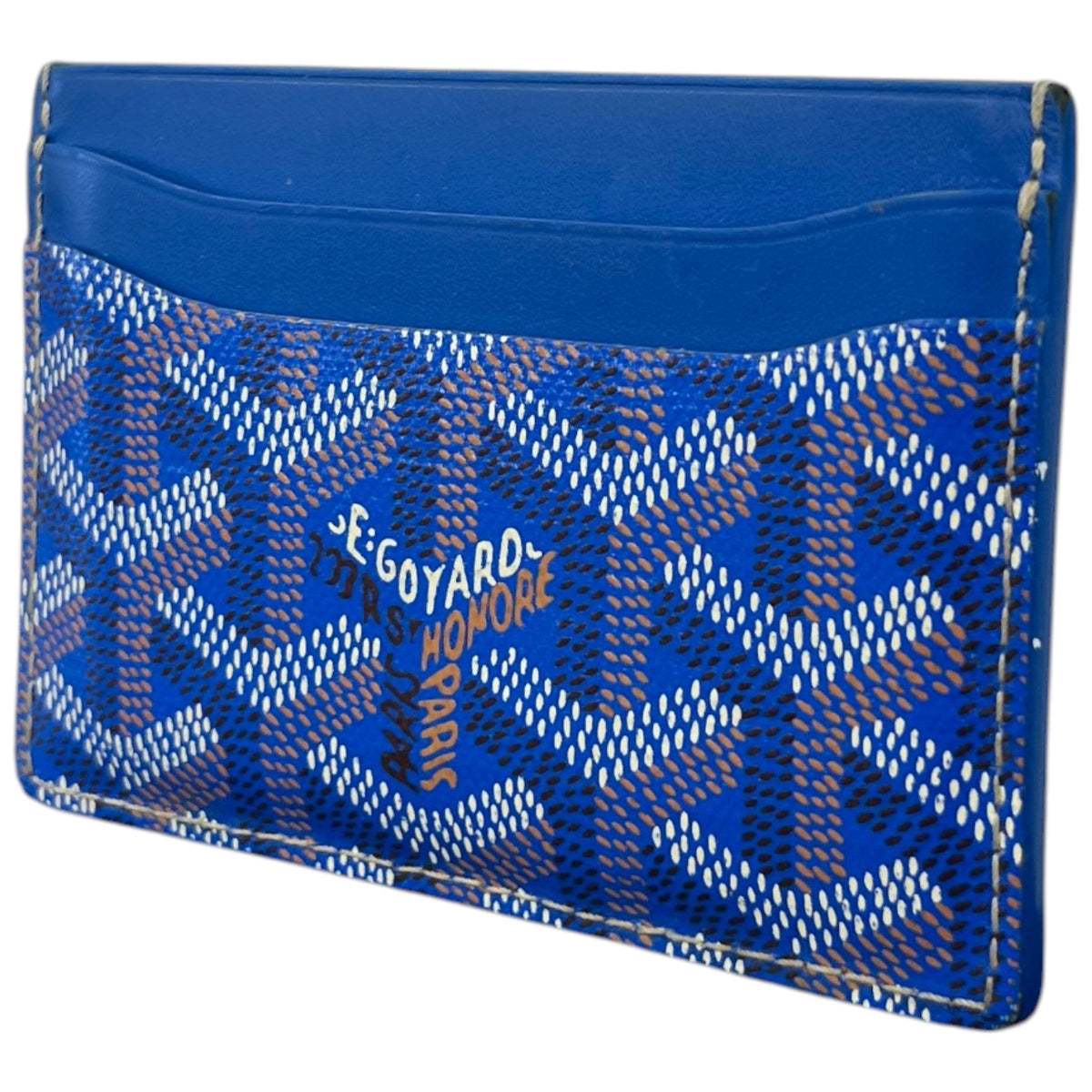 Men's Saint Sulpice Card Holder Blue - Photo 6