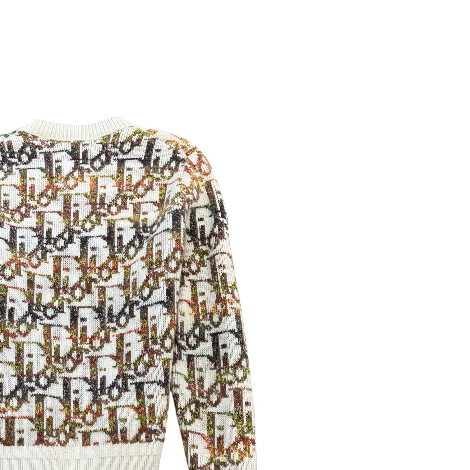 Men's Oblique Sweatshirt Cream Size S - Photo 4