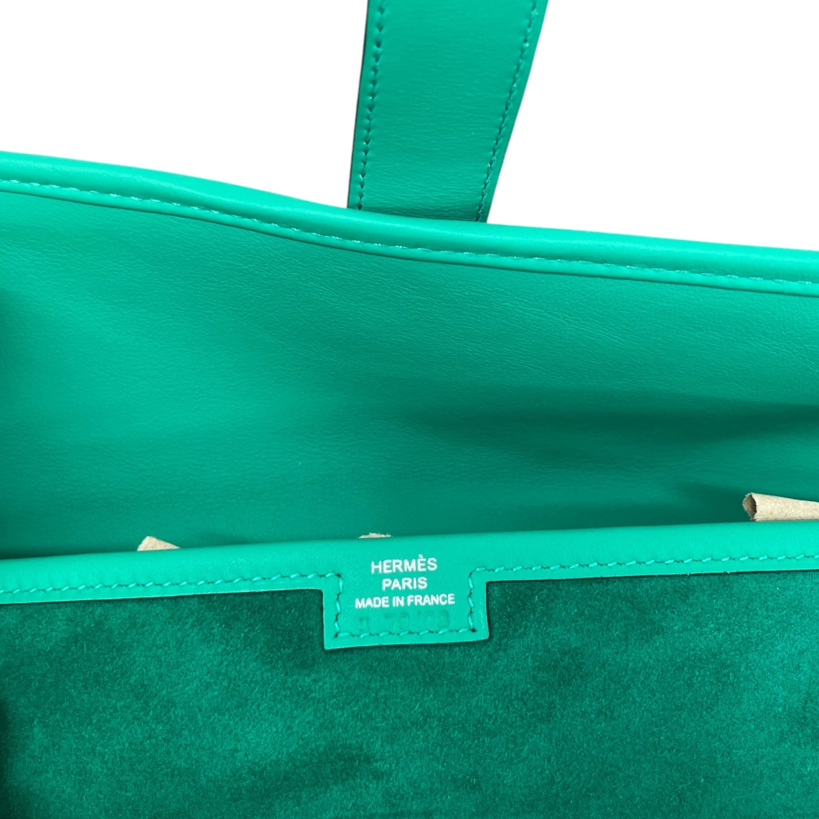Women's Jige 29 Vert Vertigo Suede Swift Leather Clutch Green - Photo 11