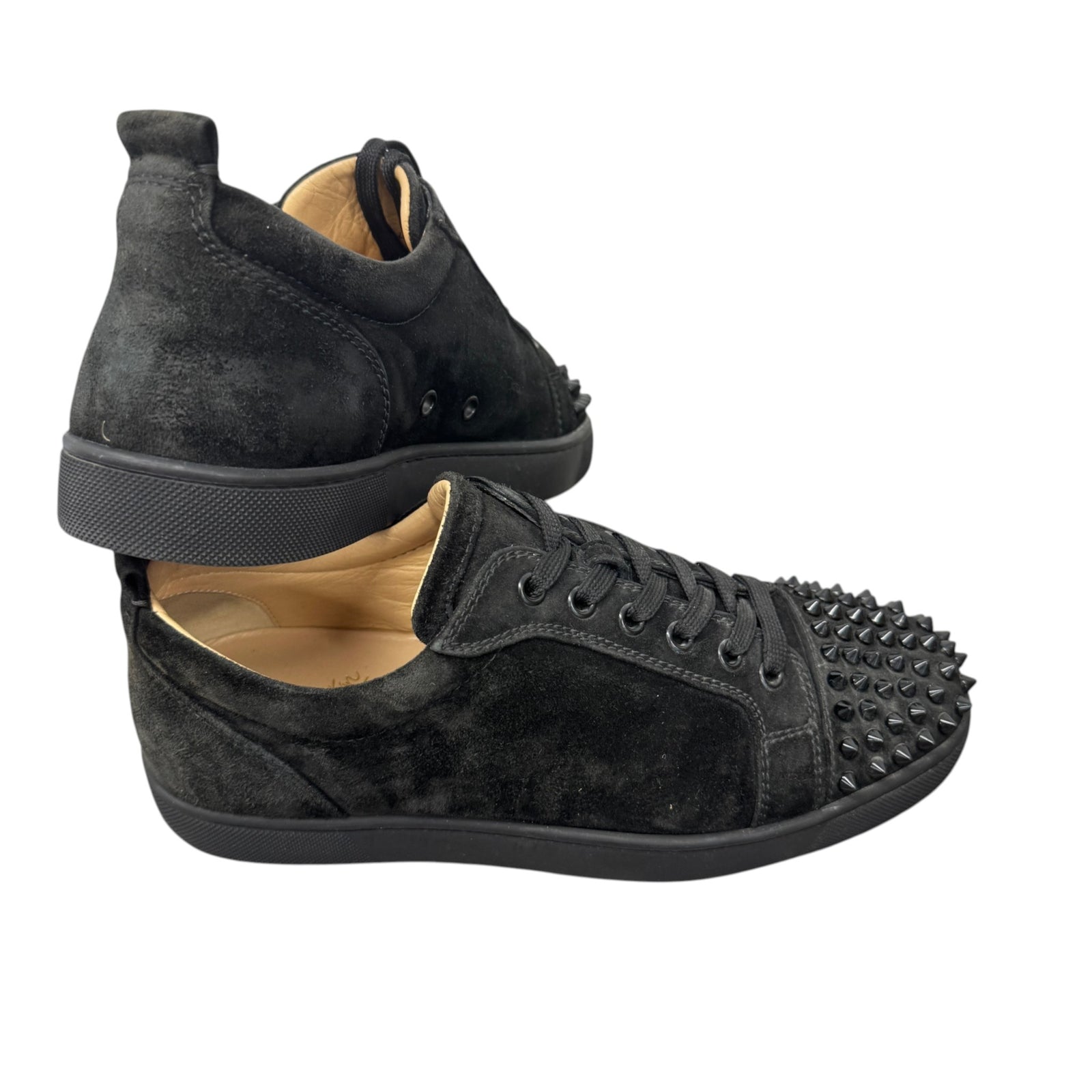 Men's Louis Junior Spikes Low Trainers Black Size UK 6 / EU 40 - Photo 11