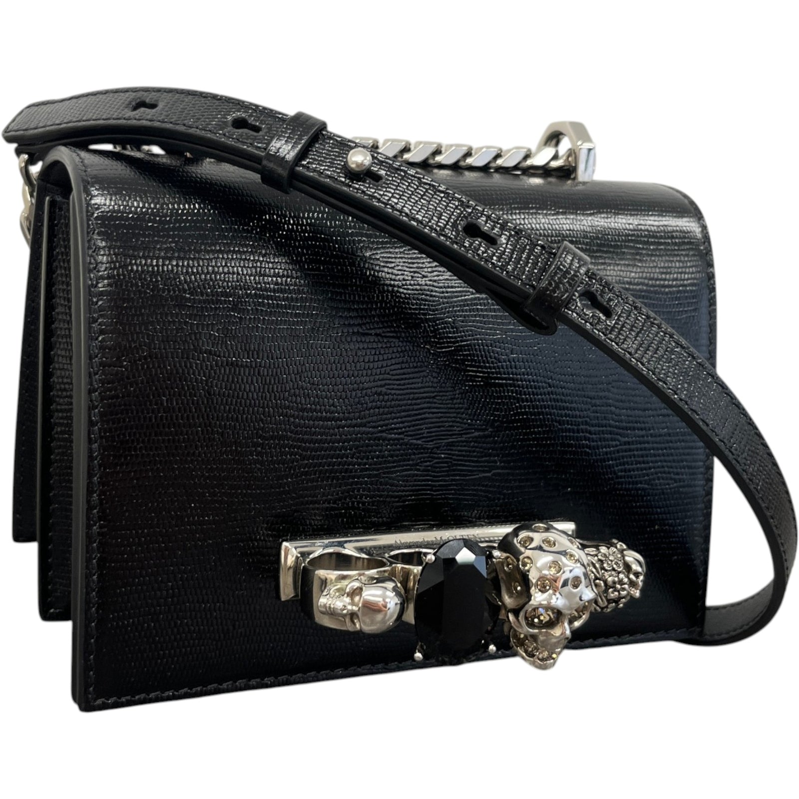 Women's Small Jewelled Bag Black - Photo 4