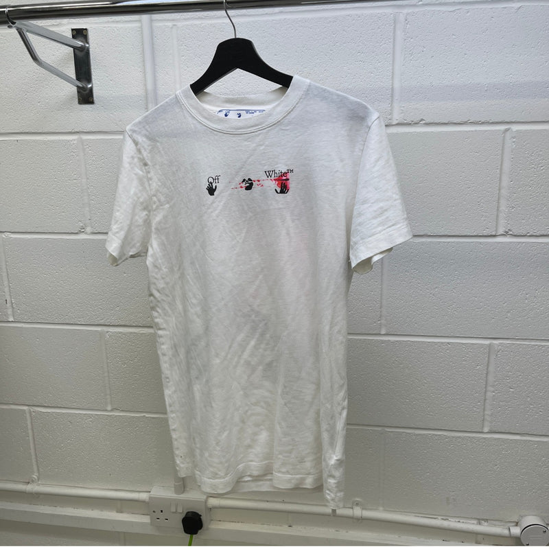 Men's Arrow Logo T-Shirt White Size XS