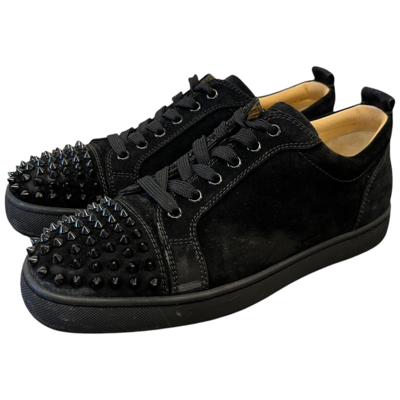 Men's Louis Junior Flat Low Trainers Black Size UK 7.5 / EU 41.5