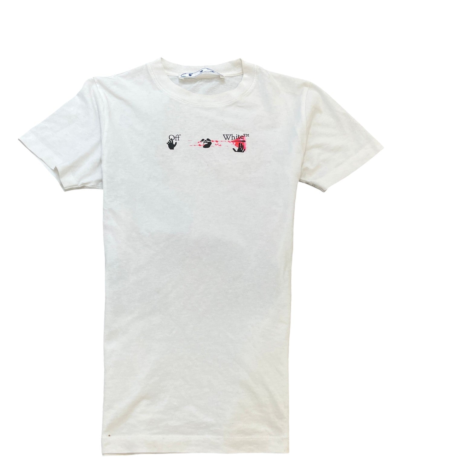 Men's Arrow Logo T-Shirt White Size XS - Photo 1