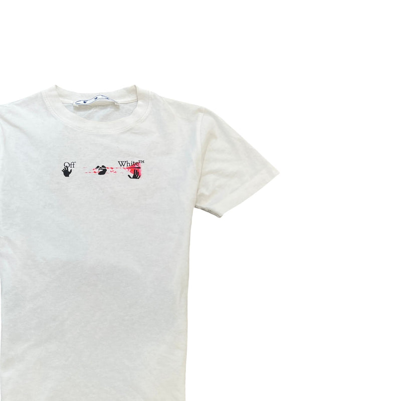 Men's Arrow Logo T-Shirt White Size XS