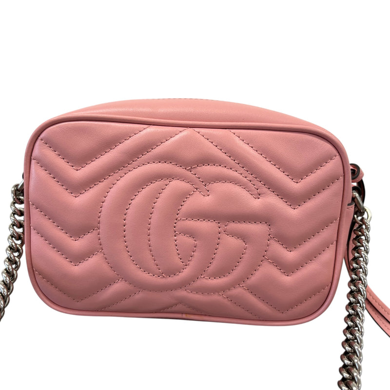 Women's Small GG Marmont Camera Crossbody Bag Pink