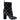 Women's Monogram Velvet Silhouette Heeled Boots Black Size EU 37 / UK 4