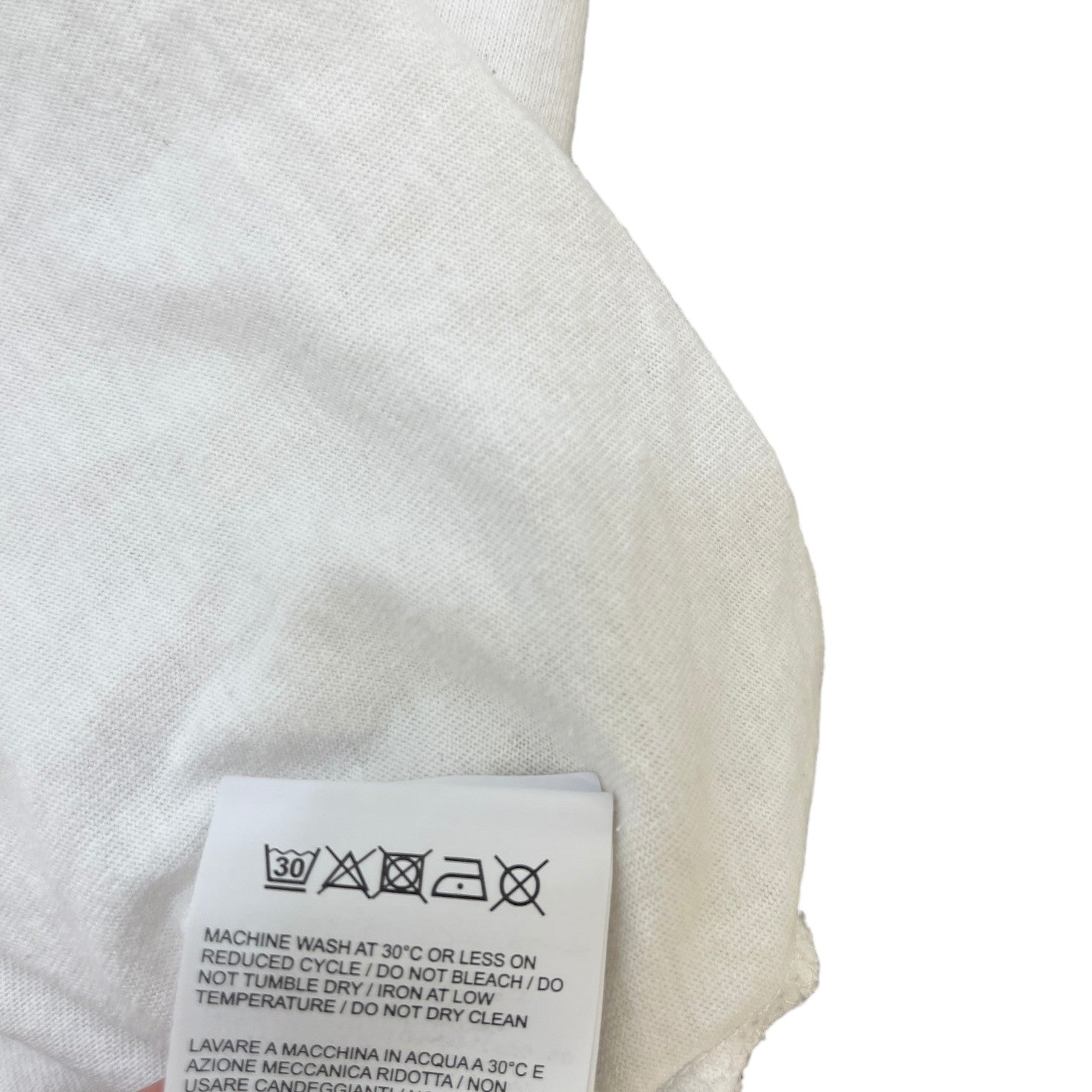 Men's Arrow Logo T-Shirt White Size XS - Photo 8