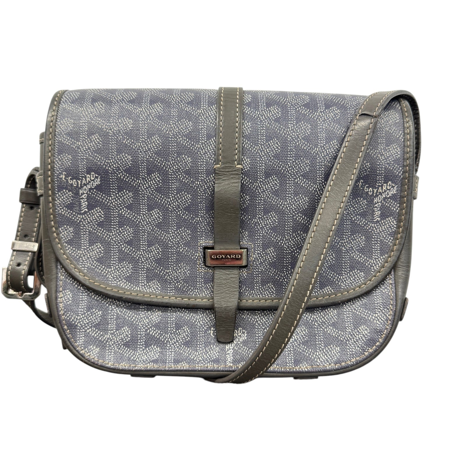 Men's Belvedere Pm Messenger Bag Grey - Photo 1