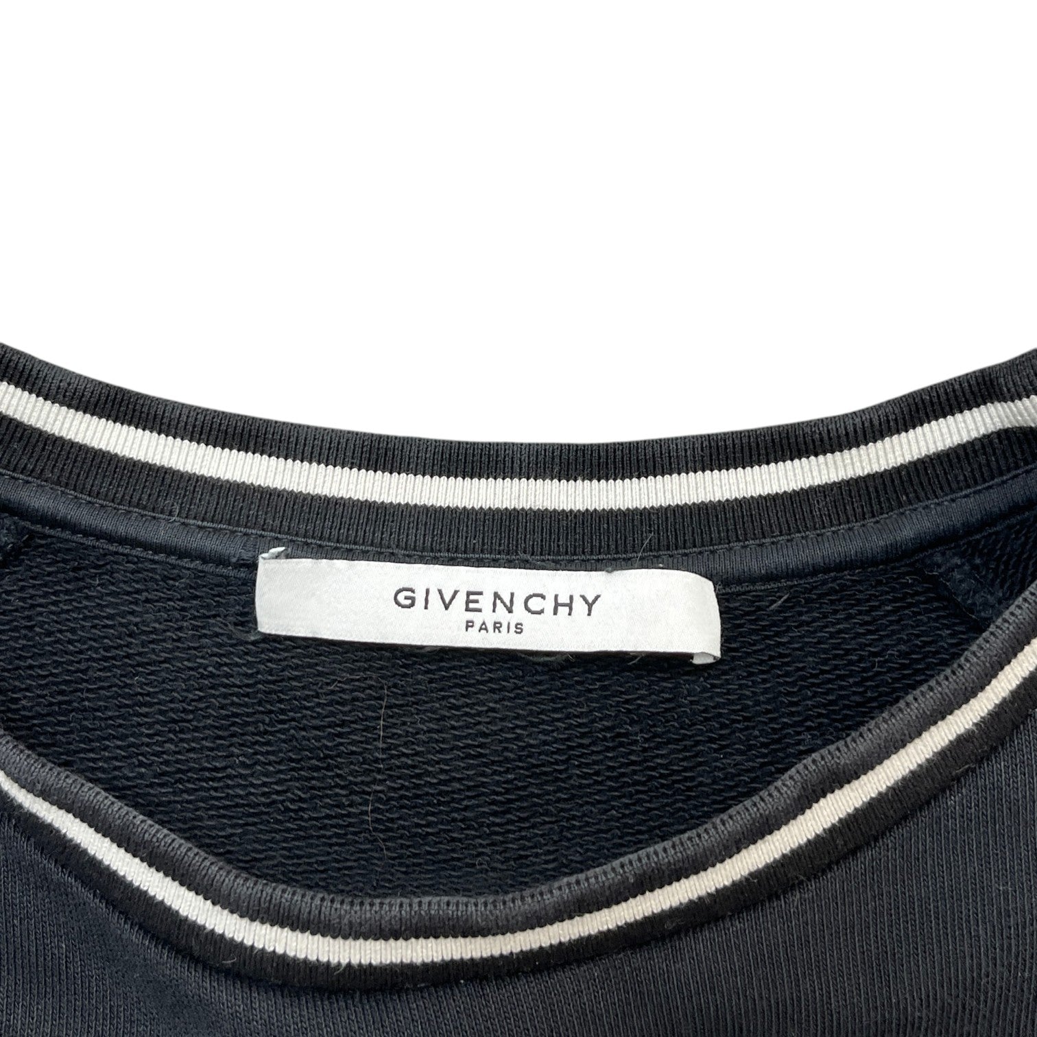 Men's Embroidered Logo Sweatshirt Black Size M - Photo 6