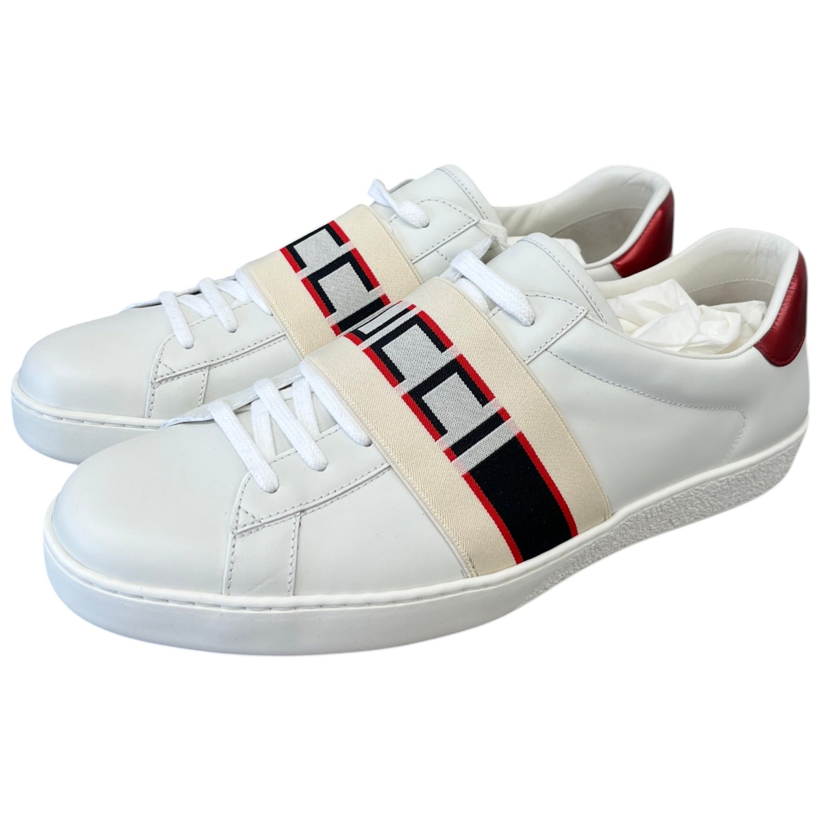 Men's Ace Low Trainers White Size UK 11.5 / EU 45.5 - Photo 9