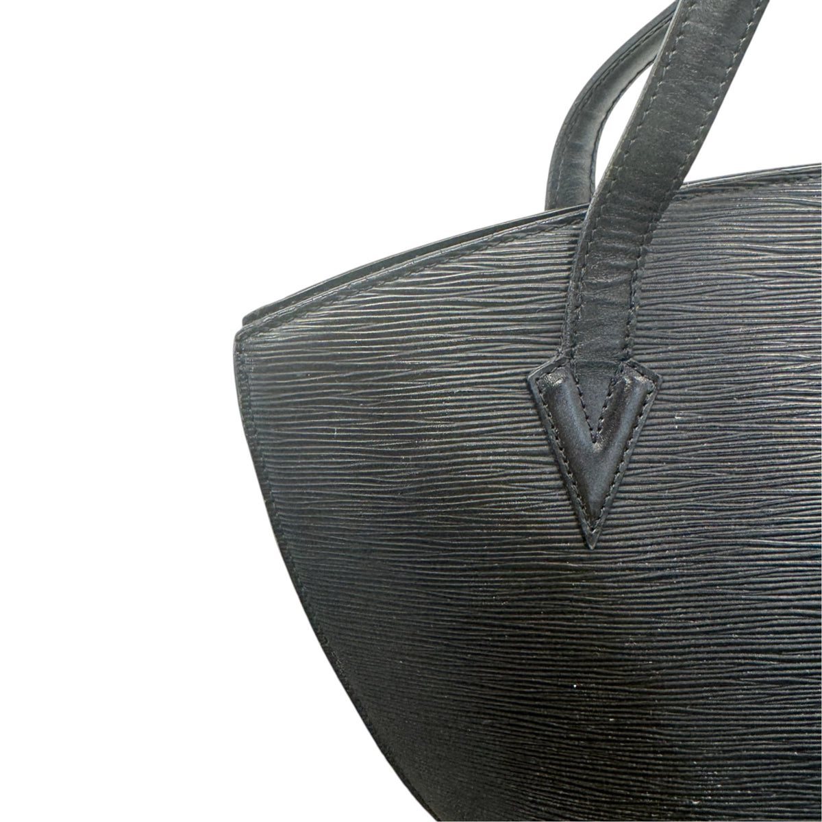 Women's Epi Leather Saint Jacques MM Handbag Black - Photo 4