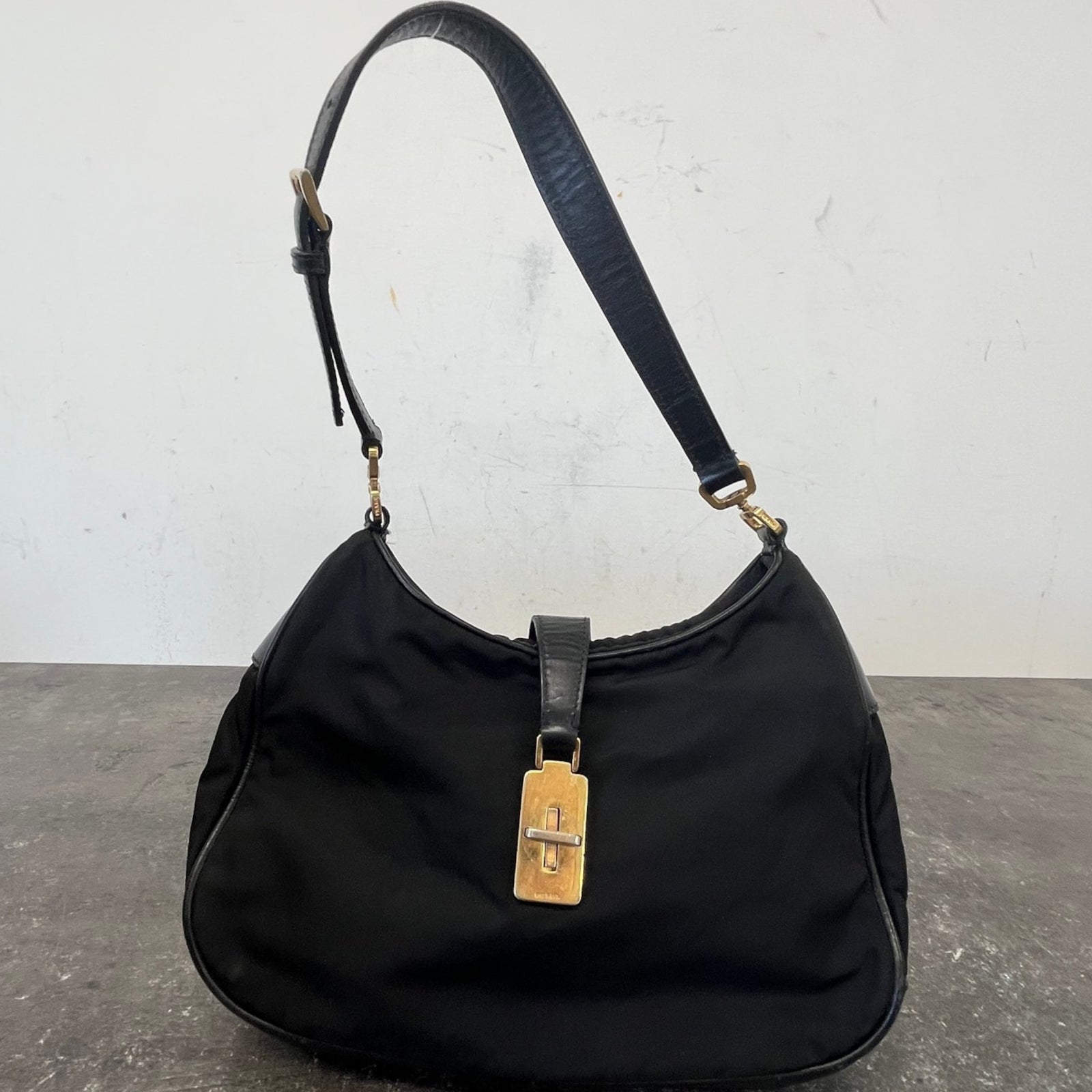 Women's Tessuto Nylon Handbag Black - Photo 15