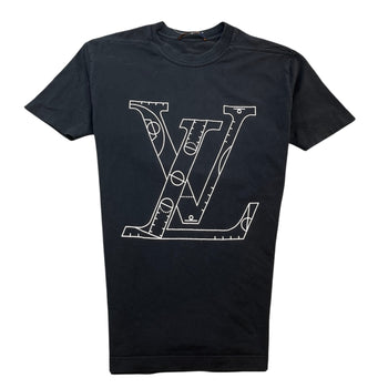 Men's X Nba Logo Print T-Shirt Black Size S