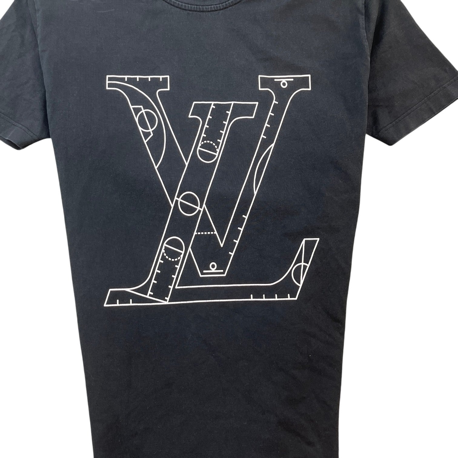 Men's X Nba Logo Print T-Shirt Black Size S - Photo 5
